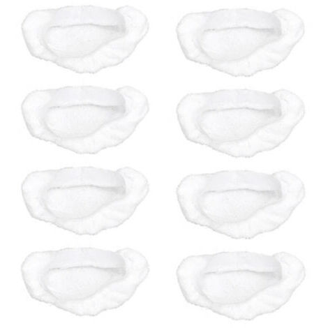 8 Coussinets de Vapeur à Vapeur Utilisés pour les Chiffons de Nettoyage en Microfibre Lavable et de Plancher. (1/5)