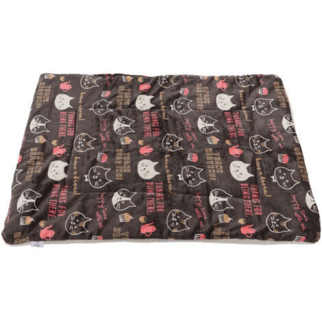 Couverture pour animaux de compagnie en flanelle, laine d'agneau, douce et chaude, motif mignon, housse de meubles pour chien, chiot, chat, 70x55cm. (1/5)