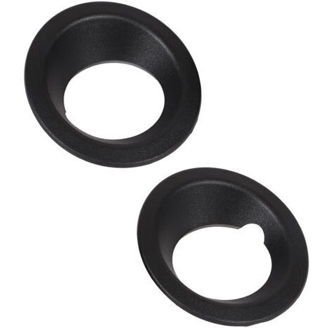2PCS Pare-chocs Avant Antibrouillard Anneau Couverture 51113400912 Noir Remplacement pour X3 E83 2004-2006 (1/5)