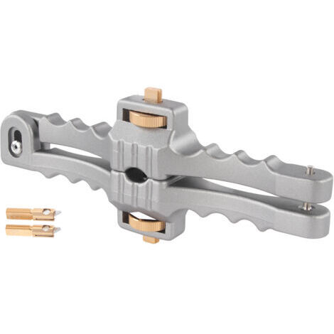 Pince à Dénuder Réglable, Couteau à Dénuder Transversal blindé, Outil de Coupe de Câble à Fibre Optique avec Lame Réglable, Aluminium, Dénudeurs de Fil. (1/5)