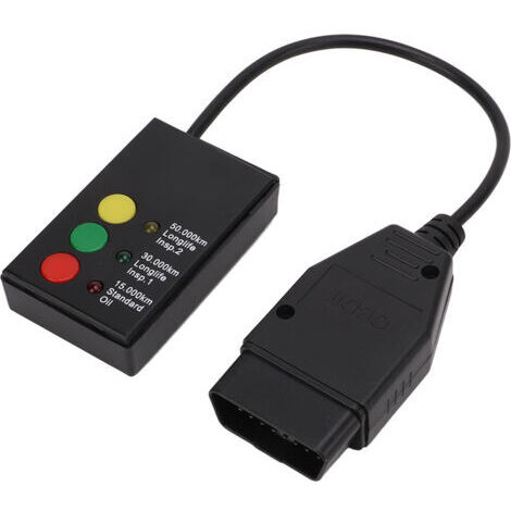 Scanners de Diagnostic Automobile, Outil de Réinitialisation du Service D'huile, 16Pin OBD2 Voiture SRS Scanner 3 Bouton Huile Service Réinitialiser Outil Inspection Lumière Outil de Diagnostic pour V (1/5)
