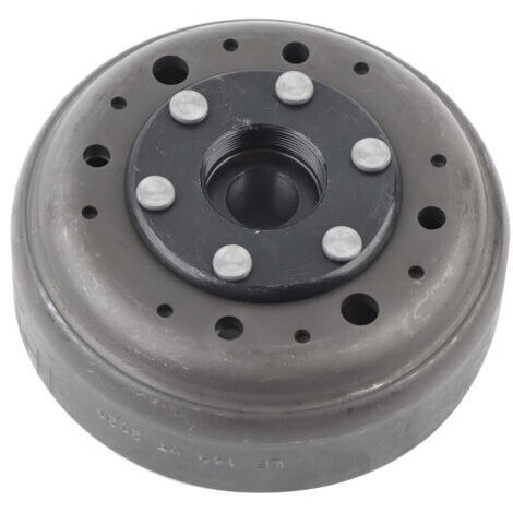 Volant d'inertie de stator de magnéto en alliage d'acier, Rotor de volant de stator de magnéto de moteur adapté pour LIFAN YX 140cc Kick Start moteur PIT Trail Dirt Bike Thumpstar. (1/5)