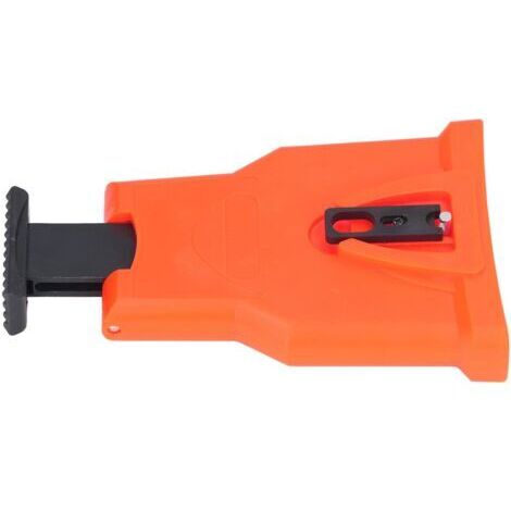 Affûteur de Tronçonneuse, Affûteur de Dents de Tronçonneuse Portable Outil D'affûtage de Chaîne de Scie(Orange) (1/5)