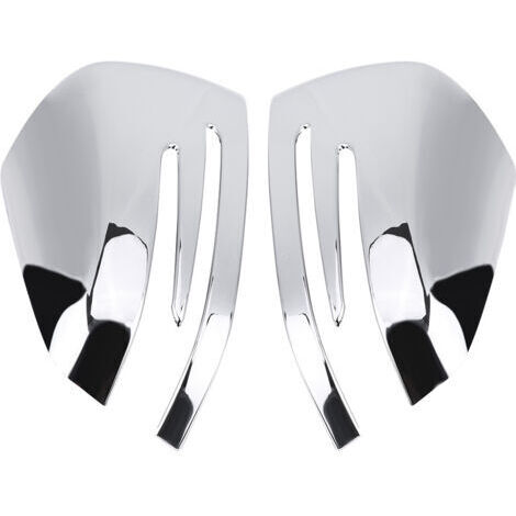 Garniture de Couvercle de Rétroviseur chromé de qualité Supérieure, Look personnalisé élégant, 2 Pièces ABS argenté pour GLA CLA X156 C117 W212 W204