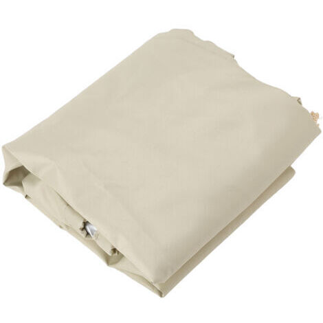 Couvercle de ventilateur industriel Protection UV étanche à la poussière couvercle de ventilateur électrique pliable pour chambre à coucher intérieure extérieure Beige (1/5)