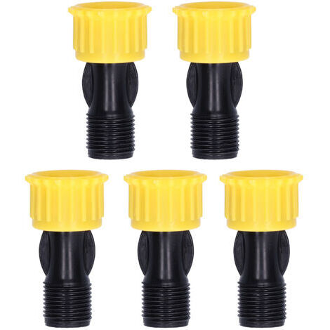 5 pièces G3/8 buse de pulvérisation à filetage mle 4 trous buse de pulvérisation droite accessoires de pulvérisateur électrique (1/5)