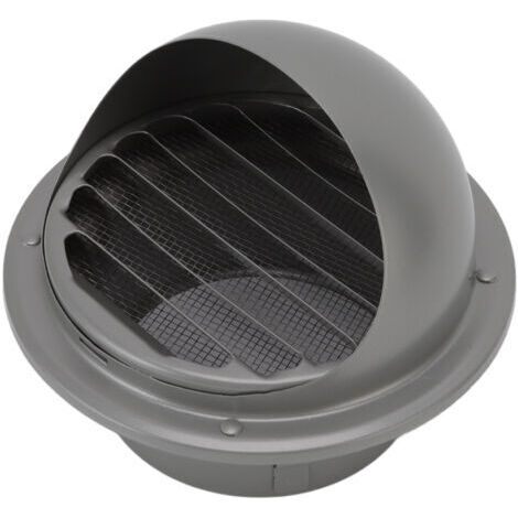 Couvercle à persiennes d'évent rond en acier inoxydable sortie d'évent murale externe coupe-vent étanche pour système de Ventilation (1/5)