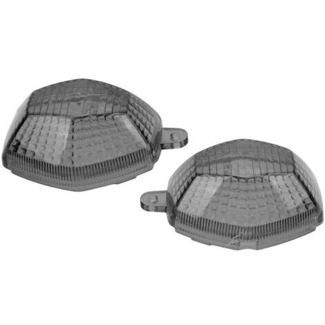 Keenso Couvercle de Lampe de L'indicateur de Moto, Tournure de la Lampe du Critère de Virage du Signal de Virage pour 650F 20082011 (BLACK. (1/5)