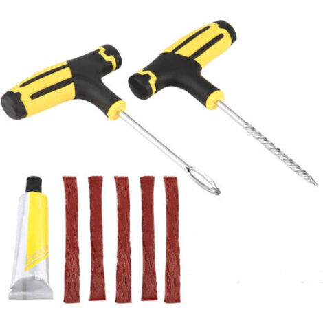 Kit de réparation de pneus, outils de pneus à performances stables en plastique pour voitures et camions. (1/5)