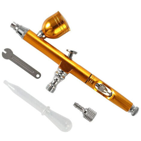 Perle rare aérographe pompe à Air pulvérisation peinture pistolet aérographe peinture murale peint meubles réparation gâteau faisant outil or (1/5)