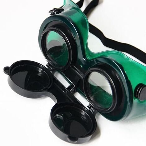 Lunettes de soudage, lunettes de sécurité à visière relevable, lunettes de soudage, de brasage et de découpe à la torche, casque, masque, 1 pièce (1/5)