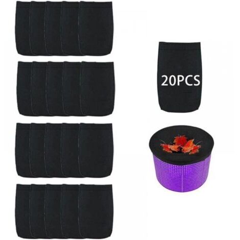 24x13cm 20 pcs Chaussette Skimmer PiscineChaussettes Filtre Piscine Pool Prefiltre Skimmer de SurfaceNettoyage et Accessoires pour Filet PiscineBalle Filtrante Floculant Panier Net Skim Flottan (1/5)
