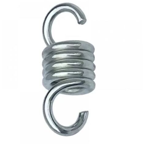 Ressorts de hamac - Acier galvanisé trempé - Pour suspendre des chaises hamac et des balançoires - Capacité de traction 500 kg (1/3)