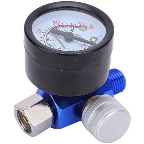 DEESSE SHOP-Accessoires Pour Outils Pneumatiques Avec Manomètre Pour Régulateur De Pression d'Air De Pistolet à Peinture De 1/4 Po (1/5)