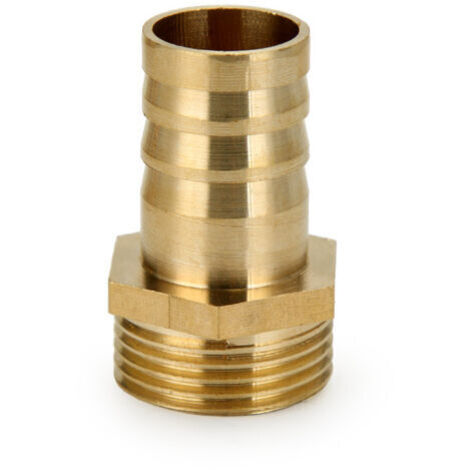 DEESSE SHOP-4pcs Raccord Cannelé Laiton Tuyau Connecteur Adaptateur 6mm4.5mm Barbeléx Mâle 1/4" G (1/4)