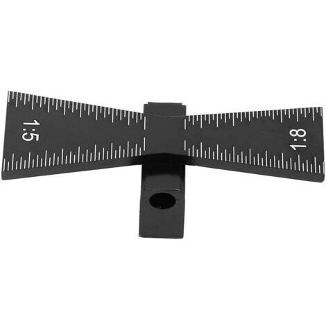 DEESSE SHOP-Outils de traçage 1 : 5/1 : 8 marteau à queue d'aronde Marquage précis à queue d'aronde Joint à bois Marquage Giga à queue d'aronde Guide Outil avec échelle claire (1/5)