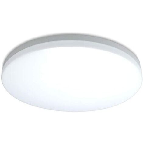 DEESSE SHOP-Plafonnier LED 12W Plafonnier LED, Eclairage de Plafond 23 x 5 CM, IP44 étanche, 4000K Blanc Neutre, Luminaire LED Rond pour Salle de Bain, Chambre, Couloir, Entrée, Cuisine (1/5)