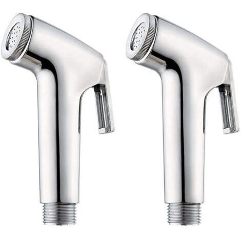 DEESSE SHOP-Bidets2 pièces Bidet Spray, douchette WC Pulvérisateur de Toilette en Spray pour le Nettoyage Des Toilettes, Bain pour Animaux de Compagnie, Hygiène Personnelle (1/5)
