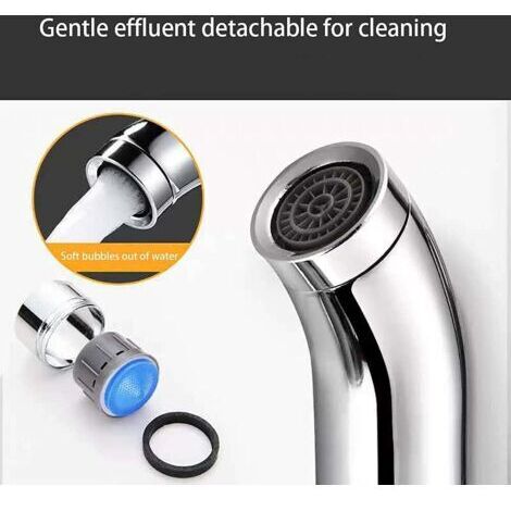 Robinet de salle de bain, robinet de lavabo blanc, robinet de haute qualité, robinet de salle de bain, résistant à l'usure (1/4)