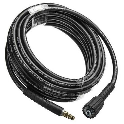 8 M Tuyau de Remplacement pour Nettoyeur Haute Pression pour K3 K4 K5 K6 K7, Nettoyeurs Haute Pression Tuyau de Nettoyage à L'eau M22 et Connexion à Fiche de Type Clic (1/5)