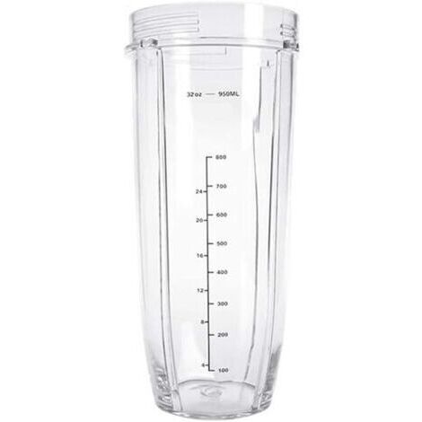 Gobelet Mélangeur Compatible Avec Ninja, Gobelet For Extracteur De Jus Grande Capacité 950 Ml, Ensemble De Pièces De Rechange For Mélangeurs(32oz) (1/5)