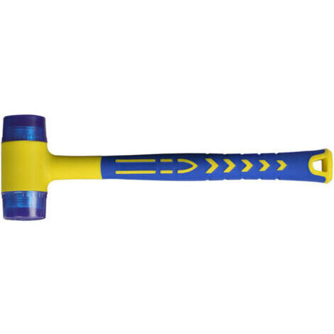 Maillet caoutchouc, Marteau caoutchouc avec Manche en fibre de verre antidérapant, avec double face souple (1/5)