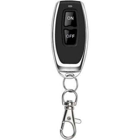 Télécommande sans Fil RF 433Mhz Remote Transmetteur ON/Off Porte-clés 1527 Code d'apprentissage,2 touches (1/5)