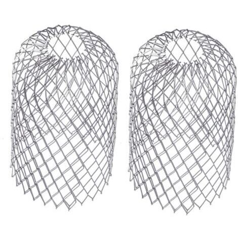 2pièces Filtre De Drainage De Toit Maille Anti Évacuation Eau Protection Les Obstructions Et Débris,8×15cm (1/4)