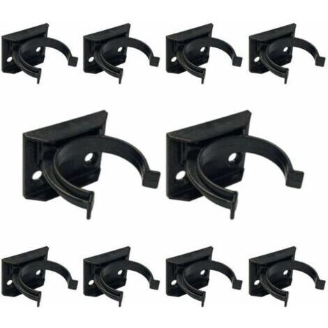 10x clip à visser pour plinthe meuble tube pied cuisine salle bain piétement (1/4)
