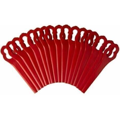 100Pcs PA6 Lames pour Coupe Bordures Einhell GE CT 18 Li, GC CT 18/24 Li, BG CT 18 Li, RG CT 18 Li,Lames de Rechange Plastique pour Einhell sans Fil (1/5)