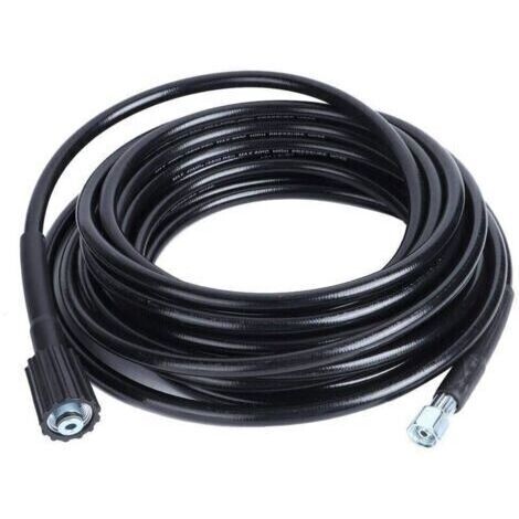 Tuyau Haute Pression 10m, M22 Filetage Flexible Nettoyeur Haute Pression Avec Connecteur Quick Connect de Type clic pour nettoyeurs Haute Pression Krcher K2 K3 (1/5)