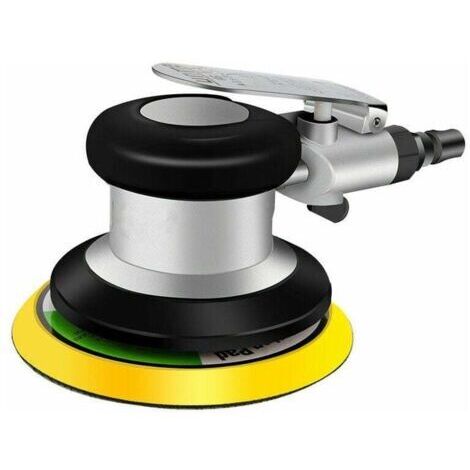 Ponceuse pneumatique excentrique 125mm – Vitesse 9500 tr/min – Conception ergonomique pour réduire les vibrations – Polissage bois, métal, plastique - 9500tr (1/4)