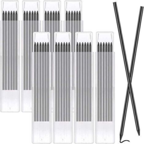Pack de 48 recharges mines de crayon 2,8mm – Graphite résistant à l'eau – Pour marquage précis sur bois et métal - 48Pcs (1/5)