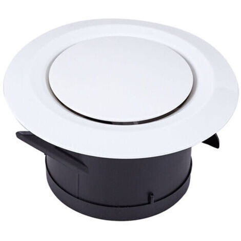 Bouche d'aération 100 mm – Grille de ventilation ajustable à triple griffe – Installation facile sans outils – Pour salles de bain et cuisines (1/5)