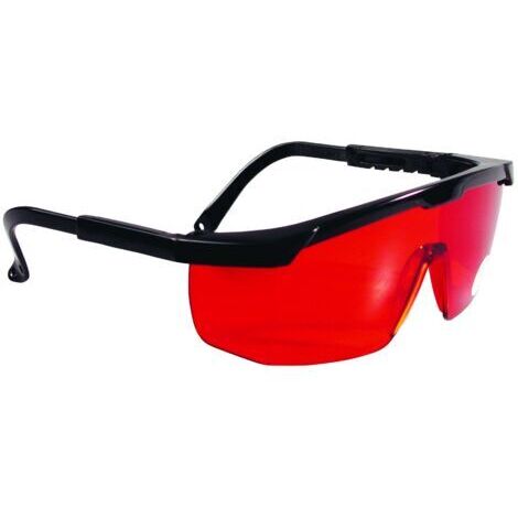 Lunettes de protection laser rouge GL1 – Verres résistants – Norme EPI – Pour meilleure visibilité des lignes lase (1/5)