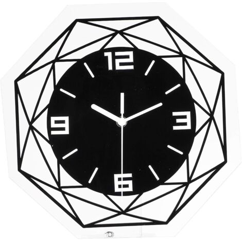 Pendule Murale Silencieuse 30CM, Horloge Murale Design Moderne Pendule Décoration Design Horloge Originale pour Salon Bureau Décor À La Maison (1/5)