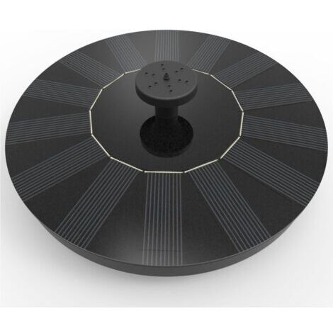 Pompe solaire submersible 1,4 W – Débit 150L/h – Hauteur max 55cm – Panneaux monocristallins – Pour bassins et aquariums