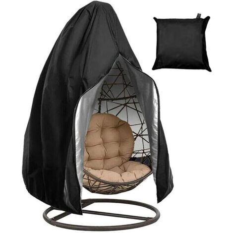 Langray – Housse de chaise suspendue imperméable – Tissu Oxford résistant aux UV – Cordon d'ourlet réglable – Protection contre intempéries