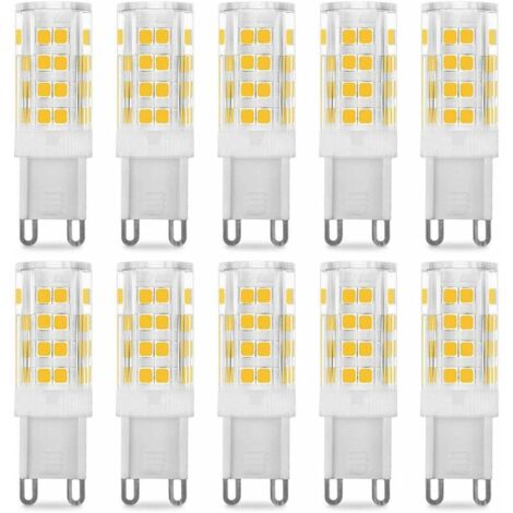 Ampoule LED G9 5W, Equivalent 40W , Blanc Chaud 3000k, 220-240V, 360° angle de faisceau, Pack de 10 (1/5)
