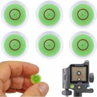 Bulle Niveau, Niveau à Bulle, Niveau à Bulle De Précision, Niveau à Bulle Horizontal, Bulle De Niveau, Bulle De Niveau Ronde, Niveaux à Bulle Ronds, Niveau à Bulle Circulaire 12mm, Niveau Rond, 6 Pack