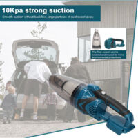 DEESSE SHOP-Aspirateur sans fil à brosse pour voiture, 10 kPa, haute puissance, pour la maison et la voiture. Aspirateur portable double usage.