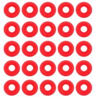 DEESSE SHOP-25Pcs Joints Grolsch en Silicone Rouge pour Swing Flip Top Bouteille Home Brew Bière Bouteille Joints Silicium Grolsch Cap Swing Top Bouteille Rondelle Joint