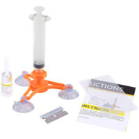 Kit de Réparation de Pare-brise, Bricolage Fissure de Résine Scellant Réparation de Pare-brise de Voiture Ensemble outil de réparation de pare-brise