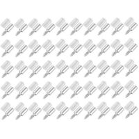 50 Pièces Vis Autotaraudeuses Support,Consoles Pour Etagères,Self-Tapping Screws Cabinet Laminate Support,Utilisé Pour Les Etagères en Verre Etc