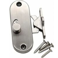 Serrure de porte coulissante à 90° à angle droit avec boucle de verrouillage de porte coulissante et verrou de porte de grange