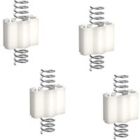Quincaillerie pour portes pliantes, lot de 4 ressorts de réparation courts pour portes de placard pliantes