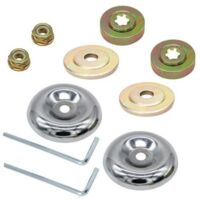8 Pièces Detachees Debroussailleuse, Kit Ecrou Tete Debroussailleuse Universelle, Kit Fixation Ecrou Lame Boîte, pour Pieces Detachees pour Debroussailleuse et Tondeuses à Gazon