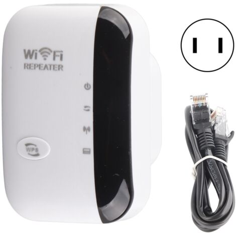 Répéteur WIFI sans fil 300Mbps Extenseur de portée Wifi Amplificateur de signal Super Booster, prise US (1/5)