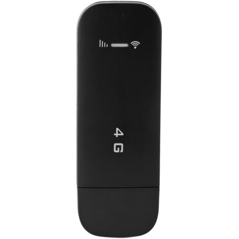 Routeur WiFi portable USB 4G LTE, prend en charge 10 périphériques, cryptage WiFi WPA WPA2, point d'accès WiFi portable USB avec fente pour carte SIM, noir (1/5)