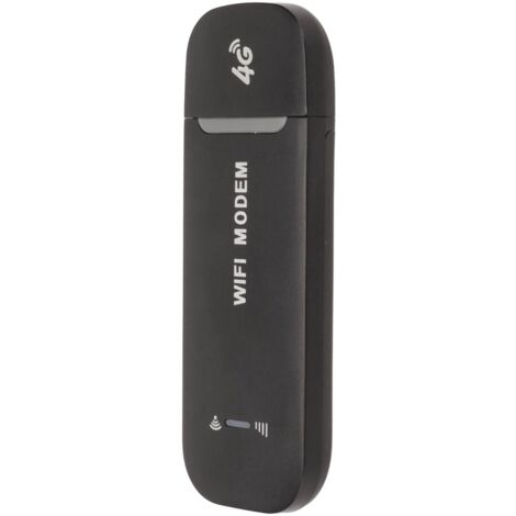 Routeur WiFi 4G Noir Jusqu'à 10 utilisateurs Stable Connexion facile USB Plug and Play Routeur 4G LTE pour Hotspot Micro Carte SIM Téléphone PC (1/5)